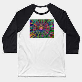 Hippie Rainbow Fun Art Design Baseball T-Shirt